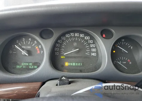 2005 Buick Lesabre Custom z USA, uszkodzony, nr VIN 1G4HP52KX5U168878